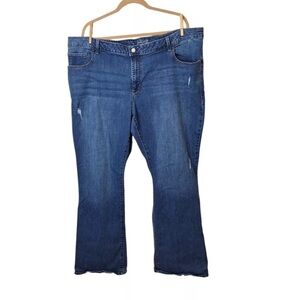 Old Navy Rockstar High Rise Blue Jeans Plus Size Womens 28 Long Stretch Med Wash